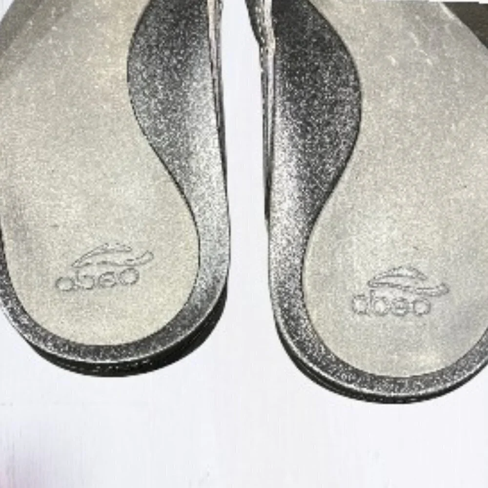 ABEO Zuma Post Flip Flop Sandals Black Size 12